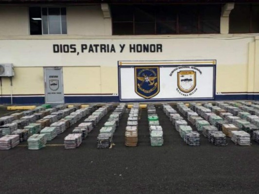 Cocaína incautada en el mar Caribe se dirigía a Centroamérica