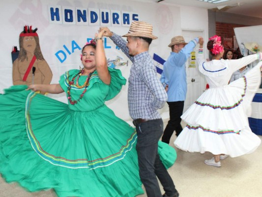 El Congolón en Madrid: Hondureños celebran el Día del Indio Lempira