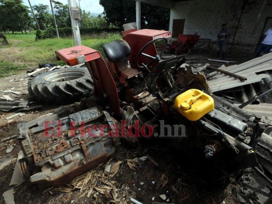 Chatarra, sobras y deshuesados: así quedaron los tractores Alba