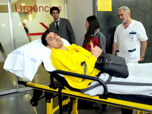 David Villa sale del hospital y pasará Navidad en familia