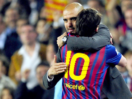 Lágrimas, sonrisas y goles en emotiva despedida de Guardiola