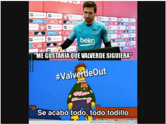Los memes que dejó la derrota del Barcelona ante Valencia por la Copa del Rey