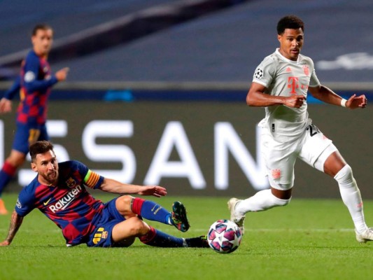 Los desencajados rostros de los jugadores del Barça tras el humillante 8-2 ante el Bayern
