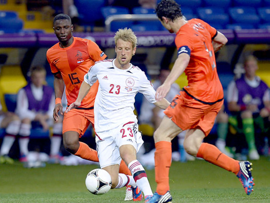 Holanda se estrella ante Dinamarca en la Eurocopa 2012