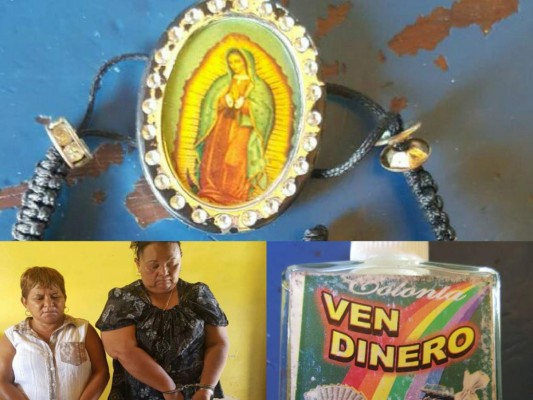 FOTOS: Esto fue lo que les decomisaron a dos señoras acusadas de usar pócimas contra sus clientes