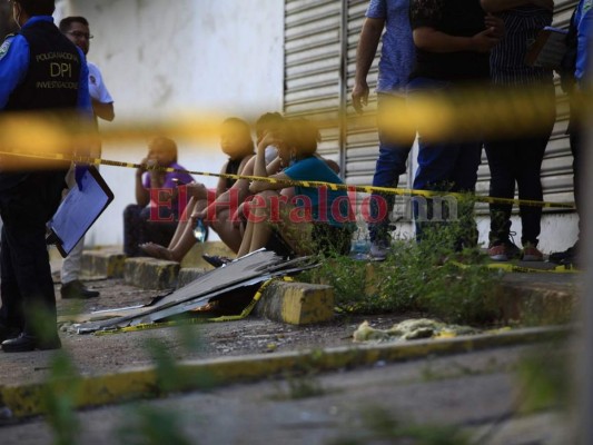 Las imágenes del violento atentado que dejó dos muertos en San Pedro Sula