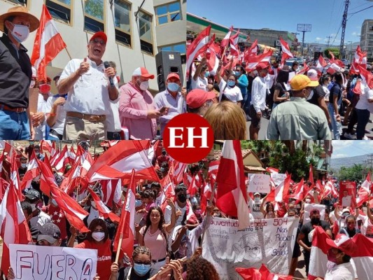 Liberales marchan para que el Consejo Nacional Electoral cuente voto por voto (Fotos)
