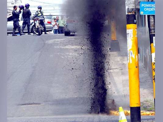 Encuentran granada de alto poder explosivo en calle de la capital de Honduras