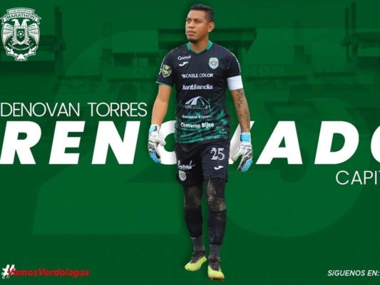 Marathón confirma la renovación de Denovan Torres&nbsp;&nbsp;