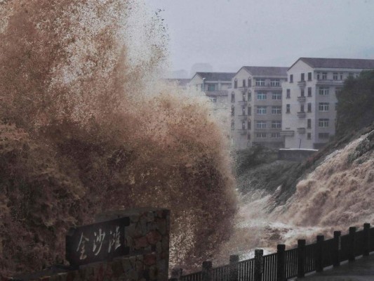 Estela de muerte y destrucción; las impactantes fotos del tifón Lekima