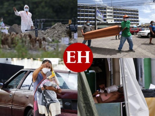 Las 10 imágenes que retratan el drama del covid-19 en Honduras