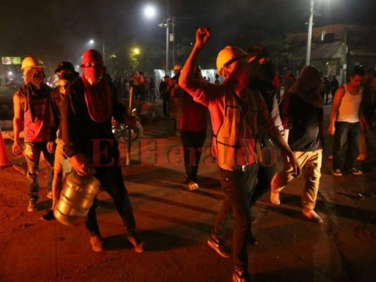 Imágenes de las protestas en La Kennedy en Tegucigalpa