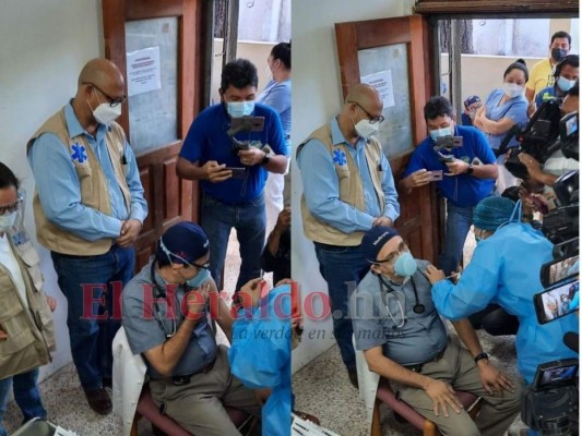 Los rostros del personal de salud que ya recibieron la primera dosis de vacuna contra covid-19 (FOTOS)