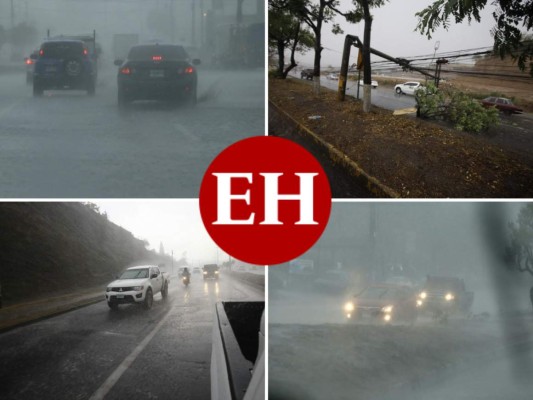 FOTOS: Postes caídos, mercados y calles inundadas, así permanecía la capital durante intensa lluvia