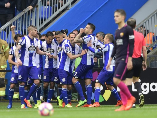 Barcelona pierde 2-1 con el Deportivo la Coruña en la Liga de España