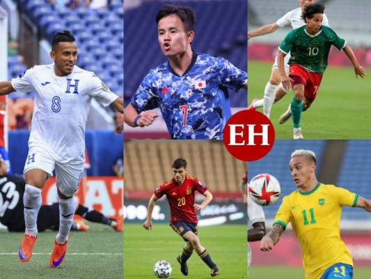 Un hondureño entre los futbolistas a seguir en Tokyo 2020 (Fotos)