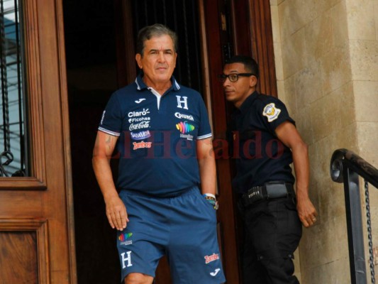 Pinto refleja un optimo y transmite confianza antes del juego de Honduras vs Australia