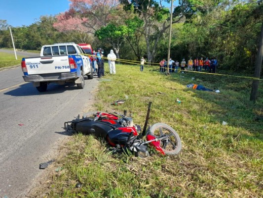 Motociclista muere tras impactar contra un bus en El Progreso&nbsp;&nbsp;