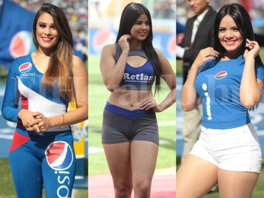 Belleza y hermosura en la final: Guapas chicas deslumbran en el estadio Nacional