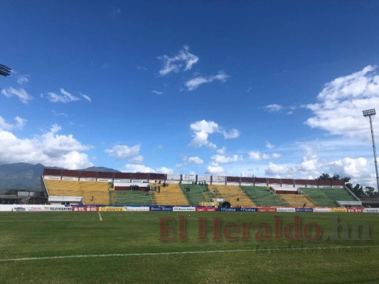 FOTOS: Extremas medidas de seguridad en el Carlos Miranda para Motagua vs Real Sociedad