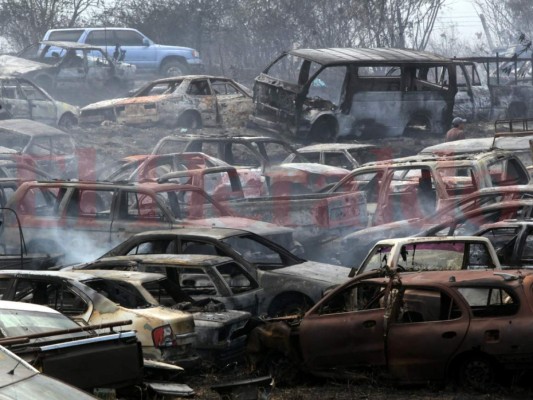 Evidencias fueron reducidas a cenizas en voraz incendio en predios de la DPI