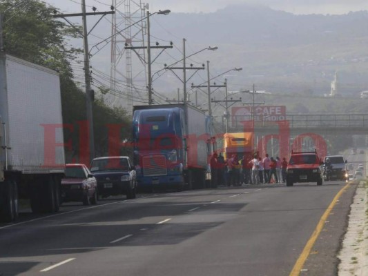 Conductores de carga pesada nuevamente realizan paro de transporte en Honduras