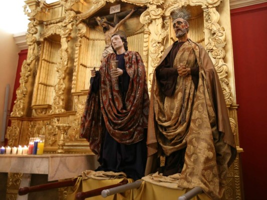 Listas las imágenes para el cortejo fúnebre del Viernes Santo en la capital de Honduras