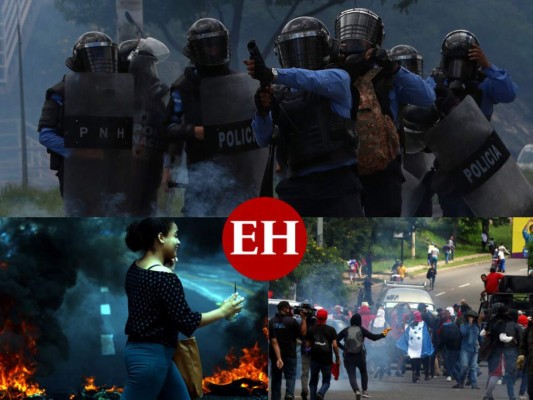 Diez datos en imágenes de los disturbios durante protestas en la capital