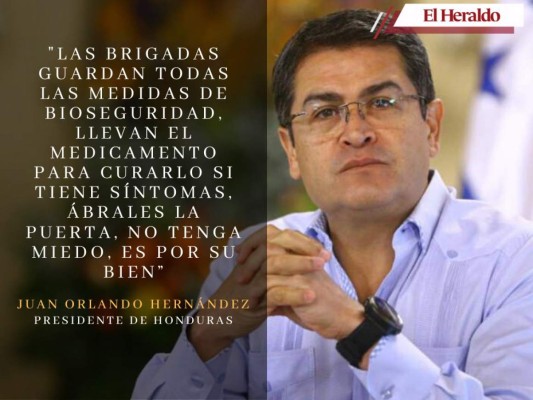 Las frases de JOH sobre el inicio de las brigadas médicas   