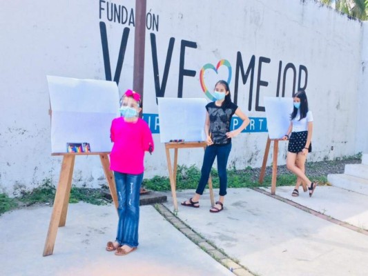 Con grafitis, jóvenes promueven valores positivos y descubren amor por el arte