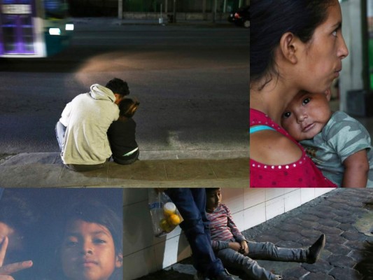 FOTOS: Migrantes con niños en brazos sin saber qué hacer tras retornar a México
