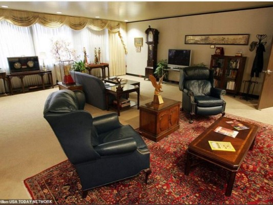 Fitran fotos de la suit presidencial donde Trump se recupera del covid-19