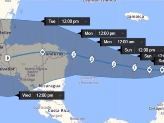 Iota se convierte en tormenta tropical; primeros efectos se esperan el fin de semana