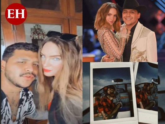 Las románticas fotos de Belinda y Christian a un mes de su romance