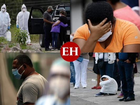 Las 15 imágenes del doloroso e inesperado adiós por el covid-19 en Honduras