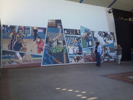 Inauguran mural de identidad deportiva en la UNAH