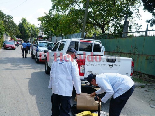 Las imágenes del asesinato de un colombiano y el secuestro de una mujer en San Pedro Sula
