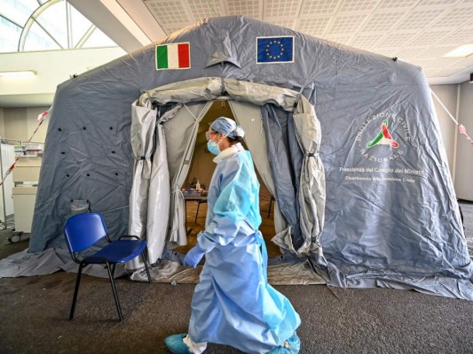 Impactantes imágenes de la lucha de Italia contra el coronavirus