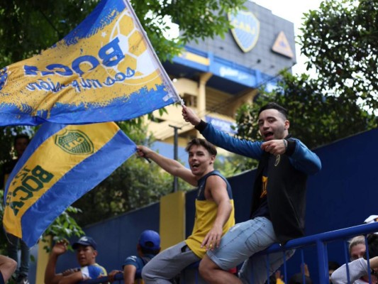 Ambientazo en La Bombonera previo al entrenamiento de Boca Juniors