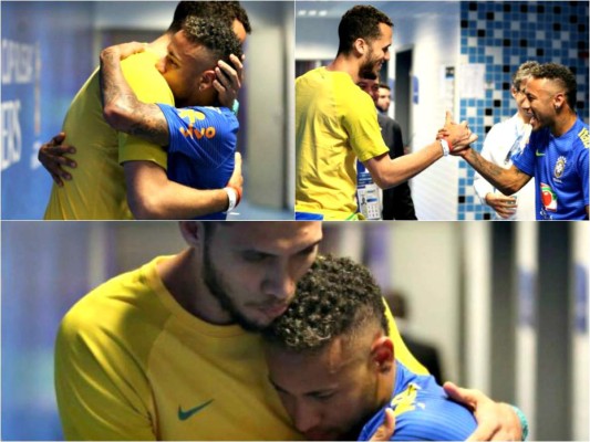El sentido encuentro entre Neymar y Helio Neto, sobreviviente del Chapecoense