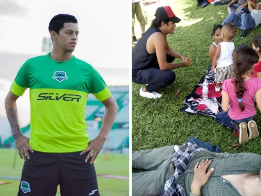 Danny Izaguirre, el futbolista que extiende la mano a la caravana migrante de hondureños