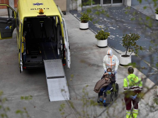 Aumento del número diario de muertos por coronavirus en España, que llega a 619&nbsp;&nbsp;