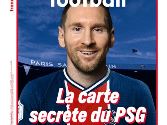 ¿Se va Messi del Barcelona? France Football lo viste del PSG&nbsp;&nbsp;