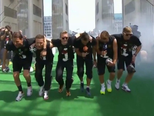 VIDEO: Jugadores alemanes se burlan de Argentina