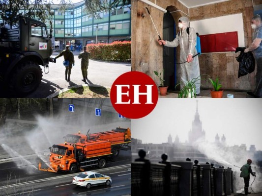 FOTOS: Rusia cierra sus fronteras y sus ciudadanos se refugian en casa