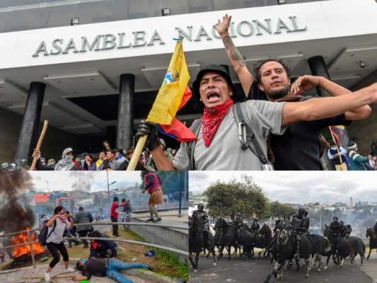 Caos, arrestos y un muerto: Las protestas en Ecuador contra alza a combustibles