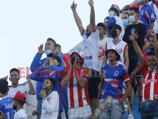 Ambiente en el estadio Morazán durante el encuentro entre Olimpia y Real España (FOTOS)