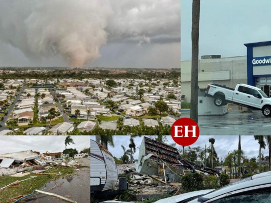 Caos y destrucción: Las imágenes que dejó el tornado en Florida