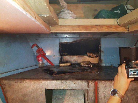 Interceptan embarcación panameña con 316 kilos de droga en Puerto Castilla, Colón