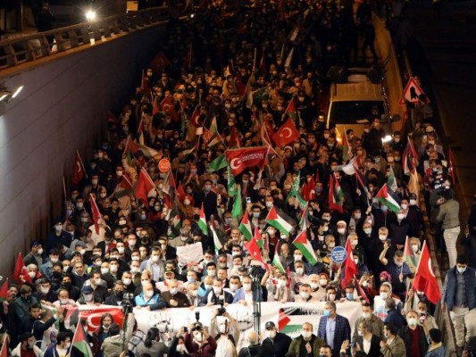 De la escalada de violencia entre Israel y los palestinos hasta el cese del fuego (Fotos)